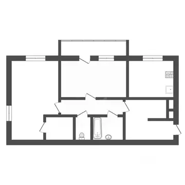 2-к кв. Тульская область, Тула Петровский квартал мкр, ул. Полковника ...