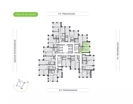 1-к кв. Пермский край, Пермь ул. Механошина, 16 (43.5 м)