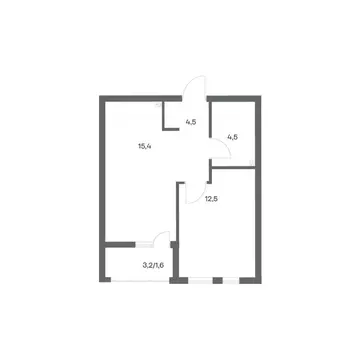 1-к кв. Калининградская область, Калининград ул. Юрия Гагарина, 30 ...
