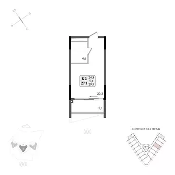 Студия Крым, Алушта муниципальный округ, пос. Бондаренково Летто жилой ...