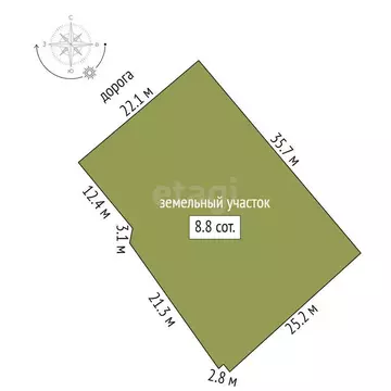 Дом в Ялуторовск, улица Свердлова (52 м)