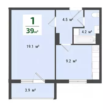 1-к кв. Омская область, Омск Заозерный мкр, ул. Сергея Тюленина, 4 ...