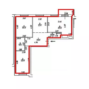 3-к кв. Смоленская область, Смоленск ул. Александра Степанова, 12 ...