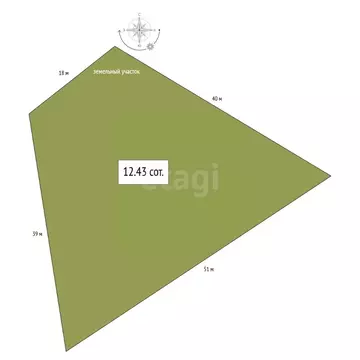 Участок в Алтай, Майминский район, с. Подгорное  (12.43 сот.)