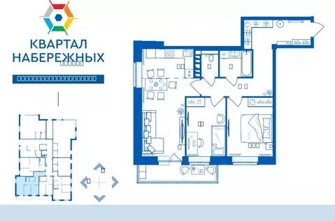 3-к кв. Брянская область, Брянск ул. Братьев Ткачевых, 15к3 (68.95 м)