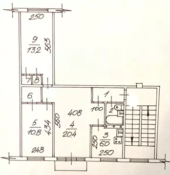 3-к кв. Новосибирская область, Новосибирск ул. Дуси Ковальчук, 412 ...