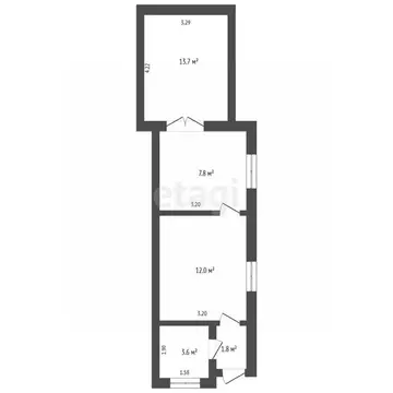 2-к кв. Крым, Саки ул. Гагарина (40.7 м)