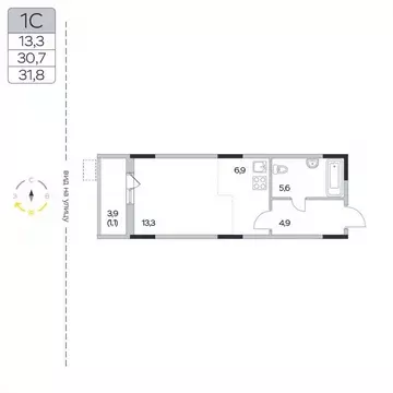 Студия Московская область, Мытищи городской округ, д. Пирогово ...