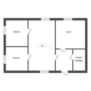 Дом в село Кичигино, Степная улица (53.6 м)