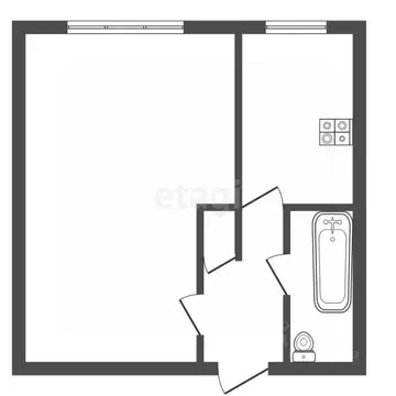 1-к кв. Челябинская область, Озерск ул. Дзержинского, 52 (29.0 м)