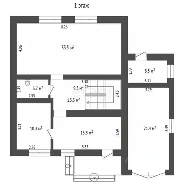 Дом в Тюменская область, Тюмень ул. Посадская (178 м)