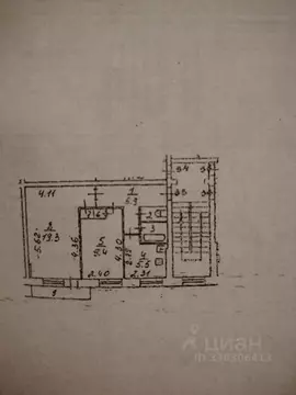 2-к кв. Московская область, Одинцово ул. Маршала Бирюзова, 16 (44.1 м)