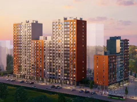 2-к кв. Самарская область, Самара АмГрад жилой комплекс (64.37 м)