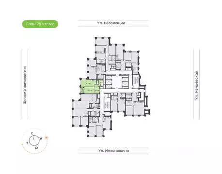 1-к кв. Пермский край, Пермь ул. Механошина, 16 (46.6 м)