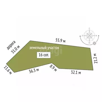 Участок в Ростовская область, Аксай ул. Речников (16.0 сот.)