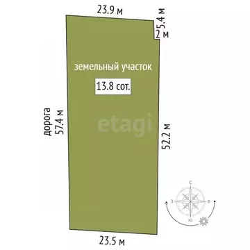 Дом в Псковская область, Печоры Набережная ул., 31 (58 м)