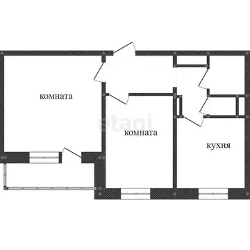 2-комнатная квартира: Абакан, проспект Дружбы Народов, 33 (50.9 м)