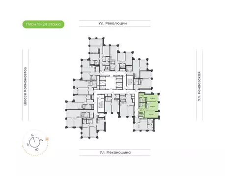 2-к кв. Пермский край, Пермь ул. Механошина, 16 (71.7 м)