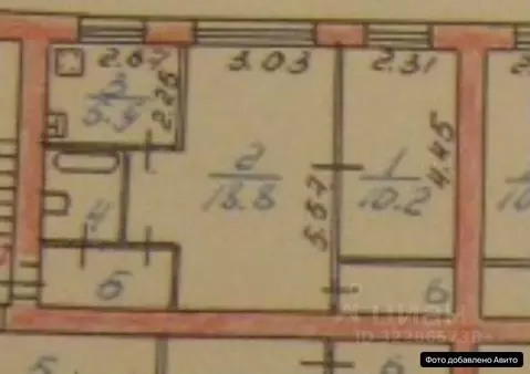 2-к кв. Ленинградская область, Сланцы ул. Ломоносова, 50 (42.0 м)