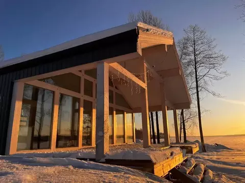 Дом в Ленинградская область, Выборгский район, Полянское с/пос, пос. ...