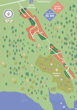 Участок в Ленинградская область, Выборгский район, Селезневское с/пос, ...