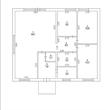 Дом в Свердловская область, Екатеринбург ул. Купавок, 10А (107 м)