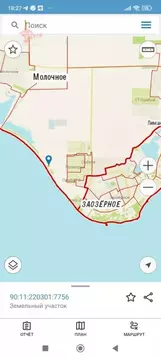 Участок в Крым, Сакский район, с. Уютное ул. Садовая (10.0 сот.)