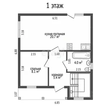 Дом в Орловская область, Орловский муниципальный округ, д. Хардиково ...