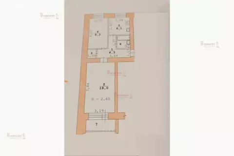 2-комнатная квартира: Екатеринбург, улица 8 Марта, 142 (44 м)