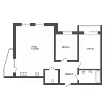 3-к кв. Тюменская область, Тюмень ул. Газовиков, 45 (88.5 м)