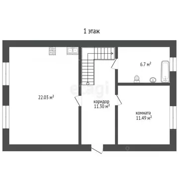 Дом в Ростовская область, Таганрог Строитель СНТ, аллея 4-я (108 м)