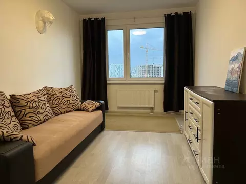 1-к кв. Санкт-Петербург ул. Лидии Зверевой, 3к1 (34.0 м)