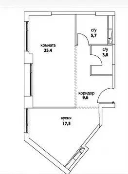 1-к кв. Москва ул. Крузенштерна, 3к4 (65.0 м)