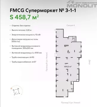Торговая площадь в Свердловская область, Екатеринбург ул. Академика ...
