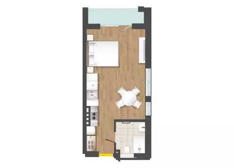 1-к кв. Калининградская область, Пионерский Советский пер., 1 (33.95 ...