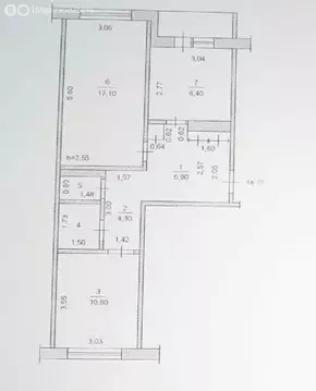 2-комнатная квартира: Чебоксары, улица Хузангая, 9к1 (52.5 м)