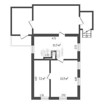 Дом в Пинеровка, улица Ленина (45.2 м)