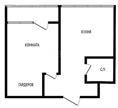 1-комнатная квартира: Краснодар, Круговая улица, 4Вк2 (42.2 м)