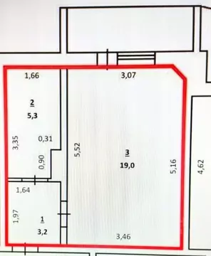 Студия Новосибирская область, Новосибирск ул. Мясниковой, 10 (27.5 м)