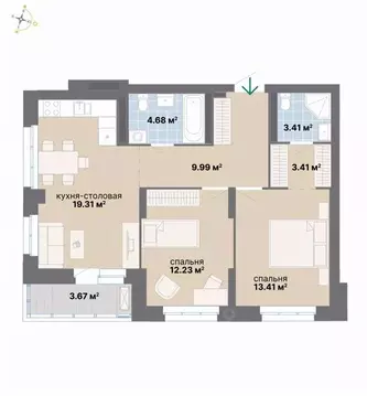 2-к кв. Свердловская область, Екатеринбург Южный жилрайон, Лайв жилой ...