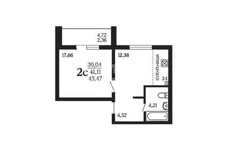 1-к кв. Челябинская область, Челябинский городской округ, пос. ...