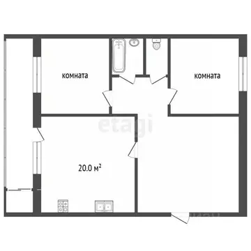 3-к кв. Ярославская область, Ярославль проезд Доброхотова, 5 (63.1 м)