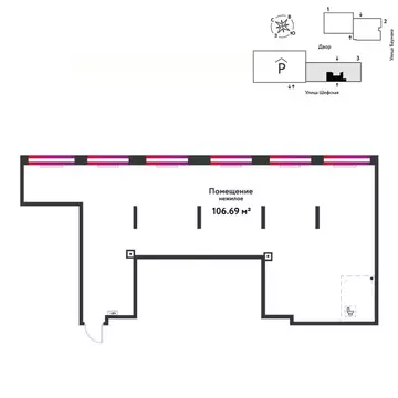 Торговая площадь в Свердловская область, Екатеринбург ул. Шефская, 22А ...