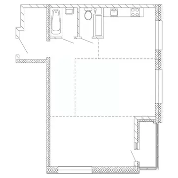 2-к кв. Приморский край, Владивосток Снеговая ул., 9к1 (64.62 м)