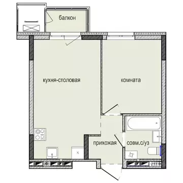 1-к кв. Удмуртия, Ижевск Культбаза жилрайон, 8-й мкр, Ежевика жилой ...