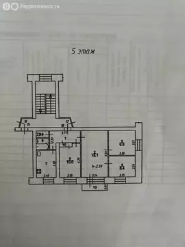 4-комнатная квартира: Иркутск, 2-я Железнодорожная улица, 15 (73.7 м)