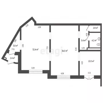 Помещение свободного назначения в Тюменская область, Тюмень ул. ...