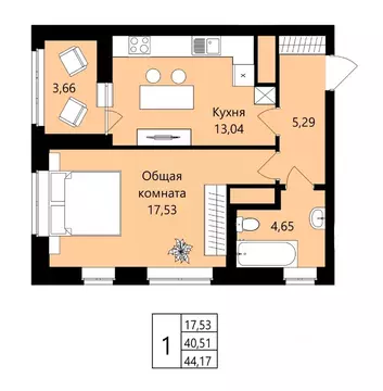1-к кв. Мордовия, Саранск Юбилейный жилрайон, 3-й мкр, Новая История ...