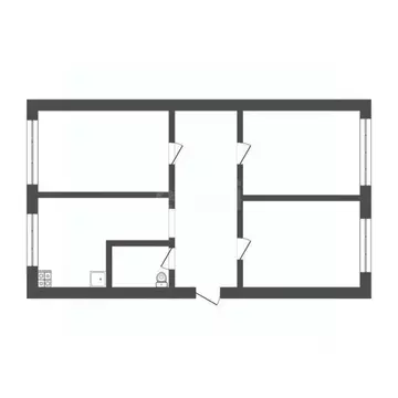 3-к кв. Костромская область, Кострома ул. Островского, 2 (72.7 м)