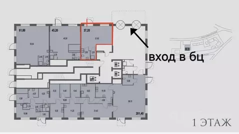 Помещение свободного назначения в Москва ул. Академика Челомея, 7 (37 ...